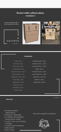 Router cabinet plans
