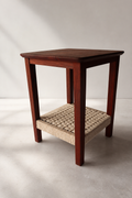 Jarrah weaved side table